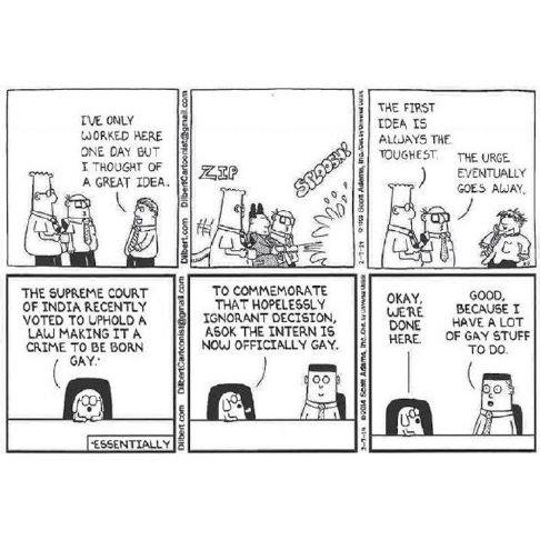 'Dilbert' comic strip tackles homosexuality | Sandusky Register The