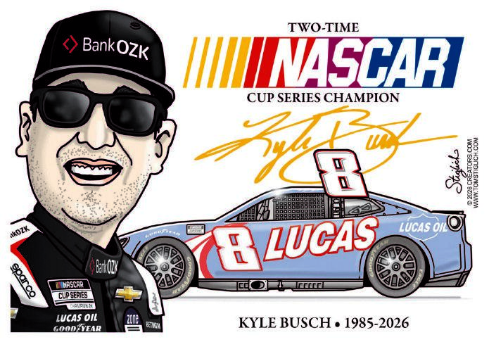 Remembering Kyle Busch | The Courier Cartoon