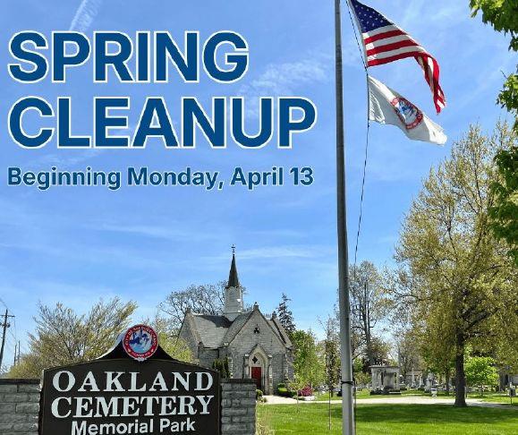 Oakland Cemetery spring cleanup begins | Sandusky Register People must ...